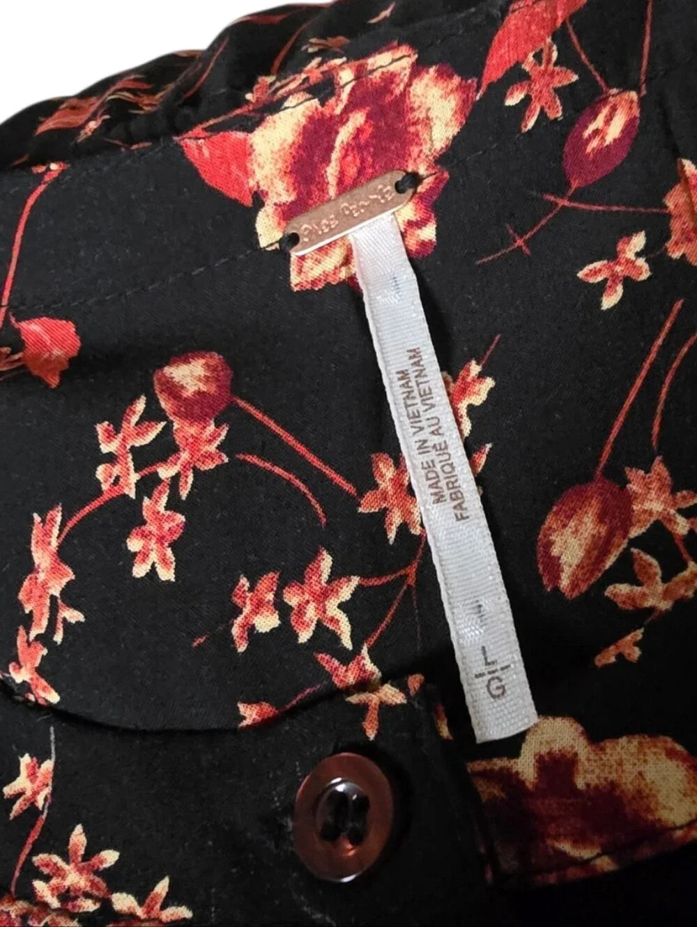 Free People Flower Fields Mini Dress in Dark Combo
